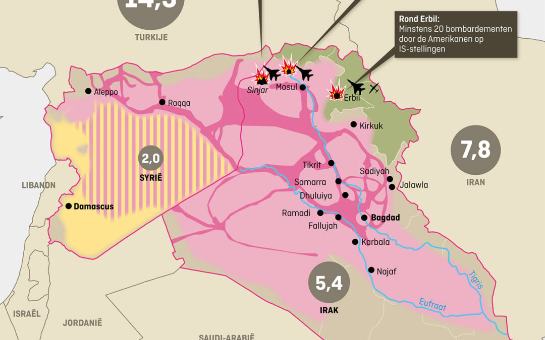 Elsevier Weekblad –  ISIS kaart